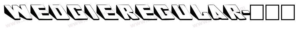 Wedgie Regular字体转换